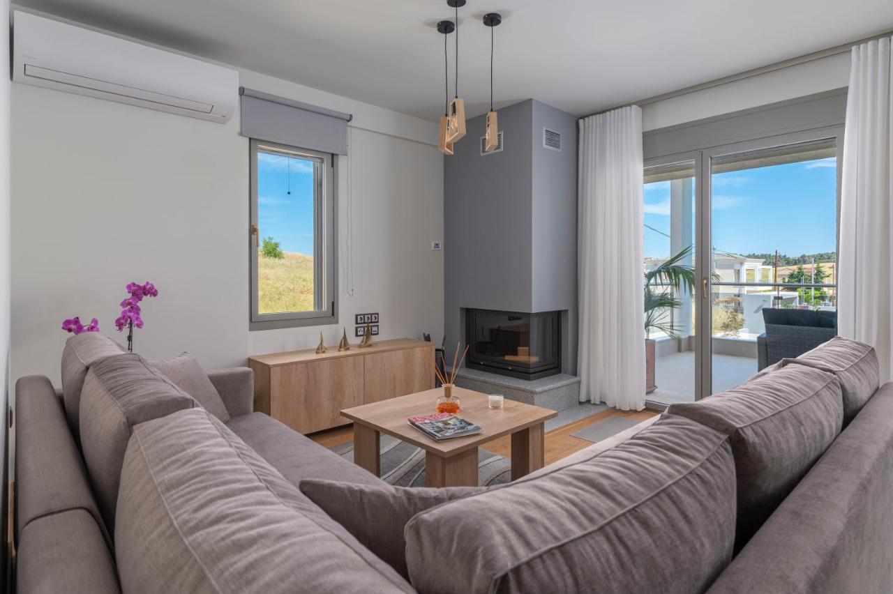 Sea Wind Luxury Apartments With Pool Kassandra Halkidikι Néa Fókaia Extérieur photo