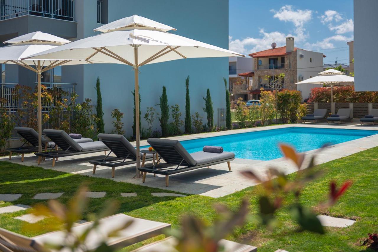 Sea Wind Luxury Apartments With Pool Kassandra Halkidikι Néa Fókaia Extérieur photo